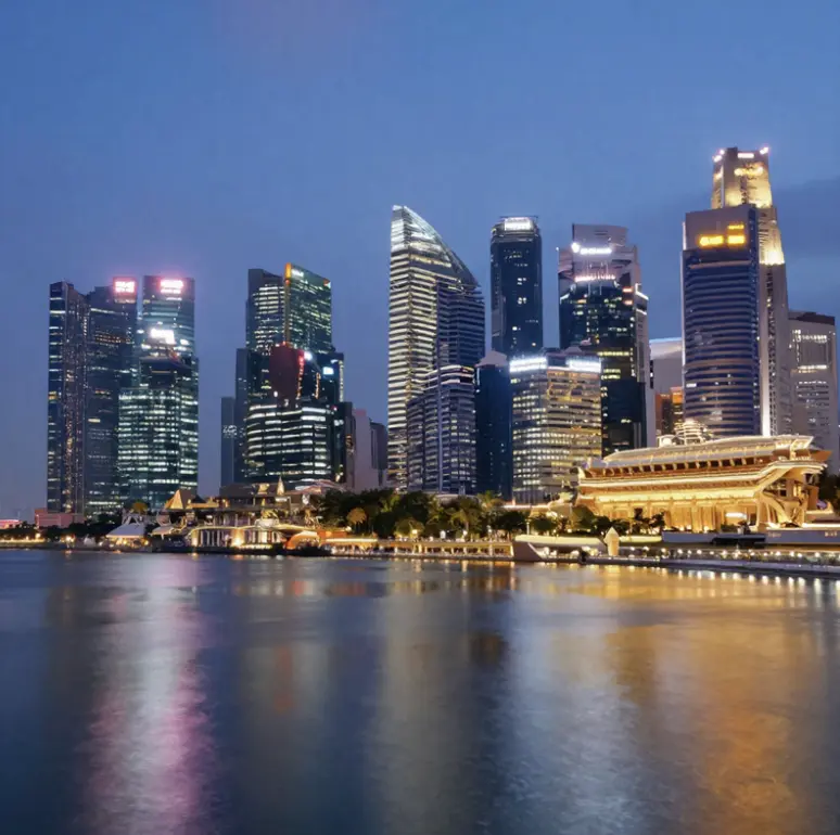 シンガポールの街並み
