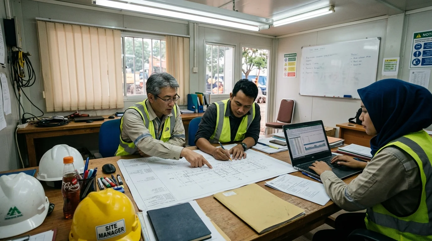 インドネシアの日系ゼネコン建設プロジェクト