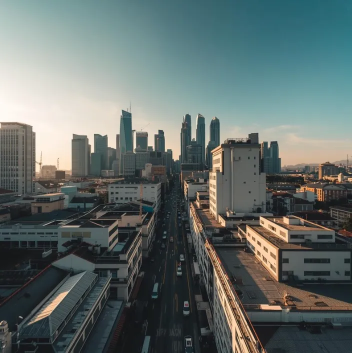 シンガポールの街並み