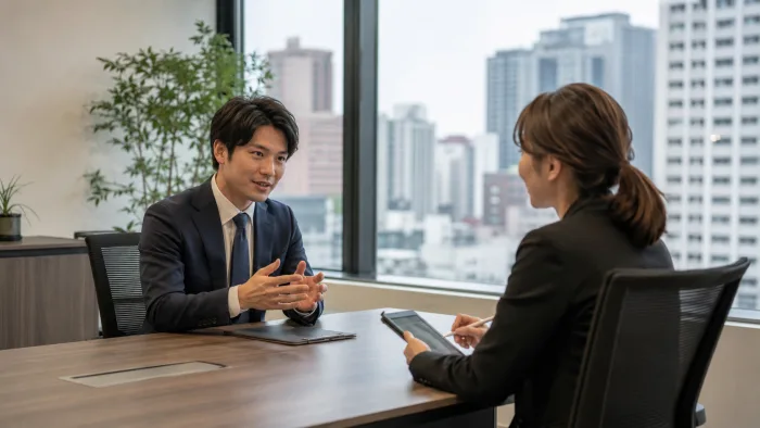 人材エージェントとの面談