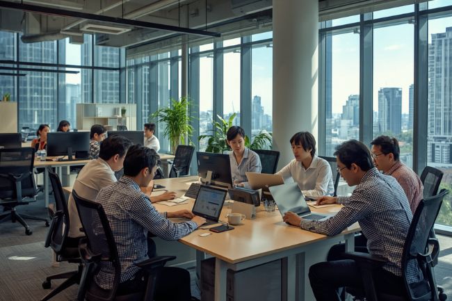 ペナンの日系企業における人気職種と求人情報のイメージ
