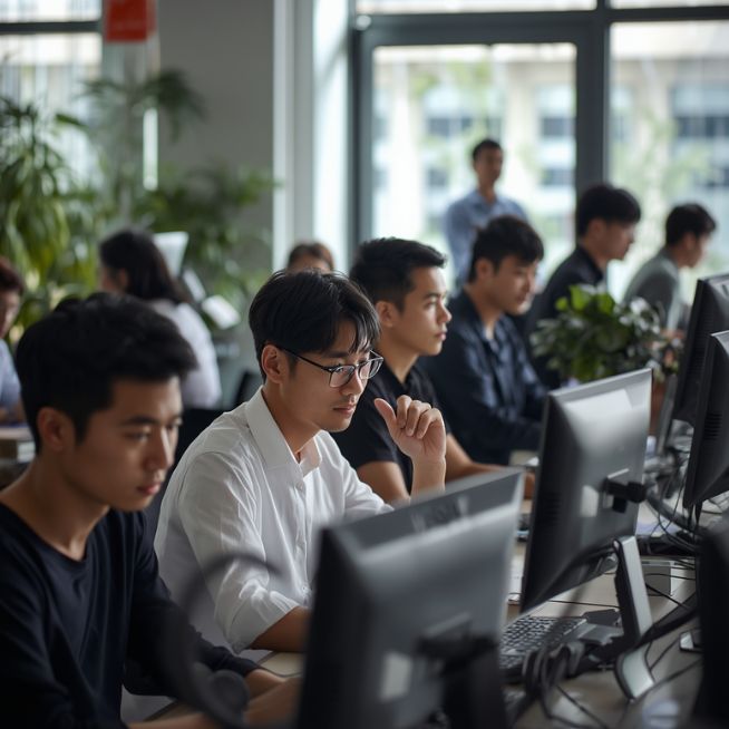 ペナン転職活動における情報収集とネットワーキングのイメージ