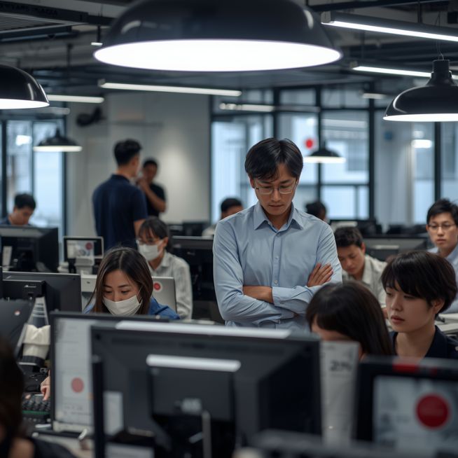ペナン日系企業の働きやすい職場環境とキャリア支援のイメージ
