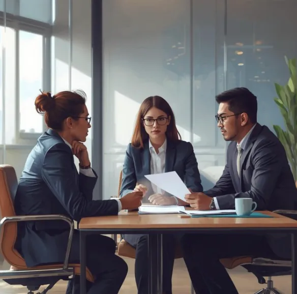 転職エージェントサポートの様子