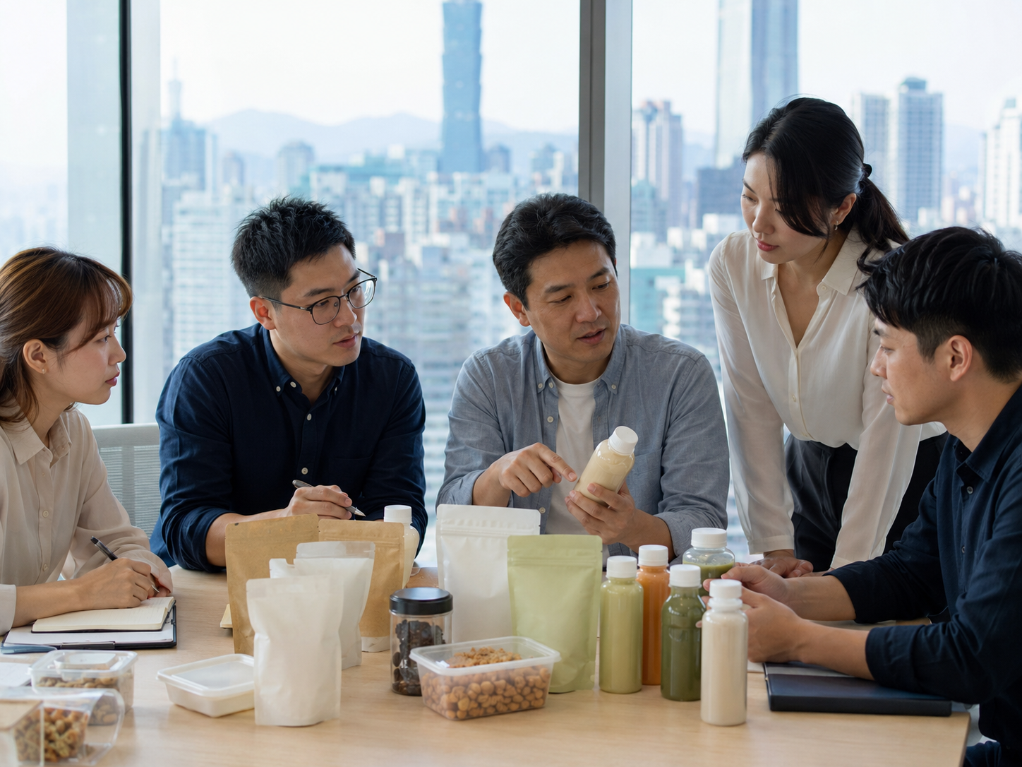 台湾の食品・飲料・健康食品業界で働くビジネスパーソン
