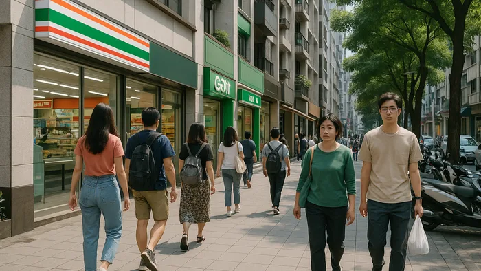 台北の日常の街並みとコンビニ｜日本人の暮らしと安全