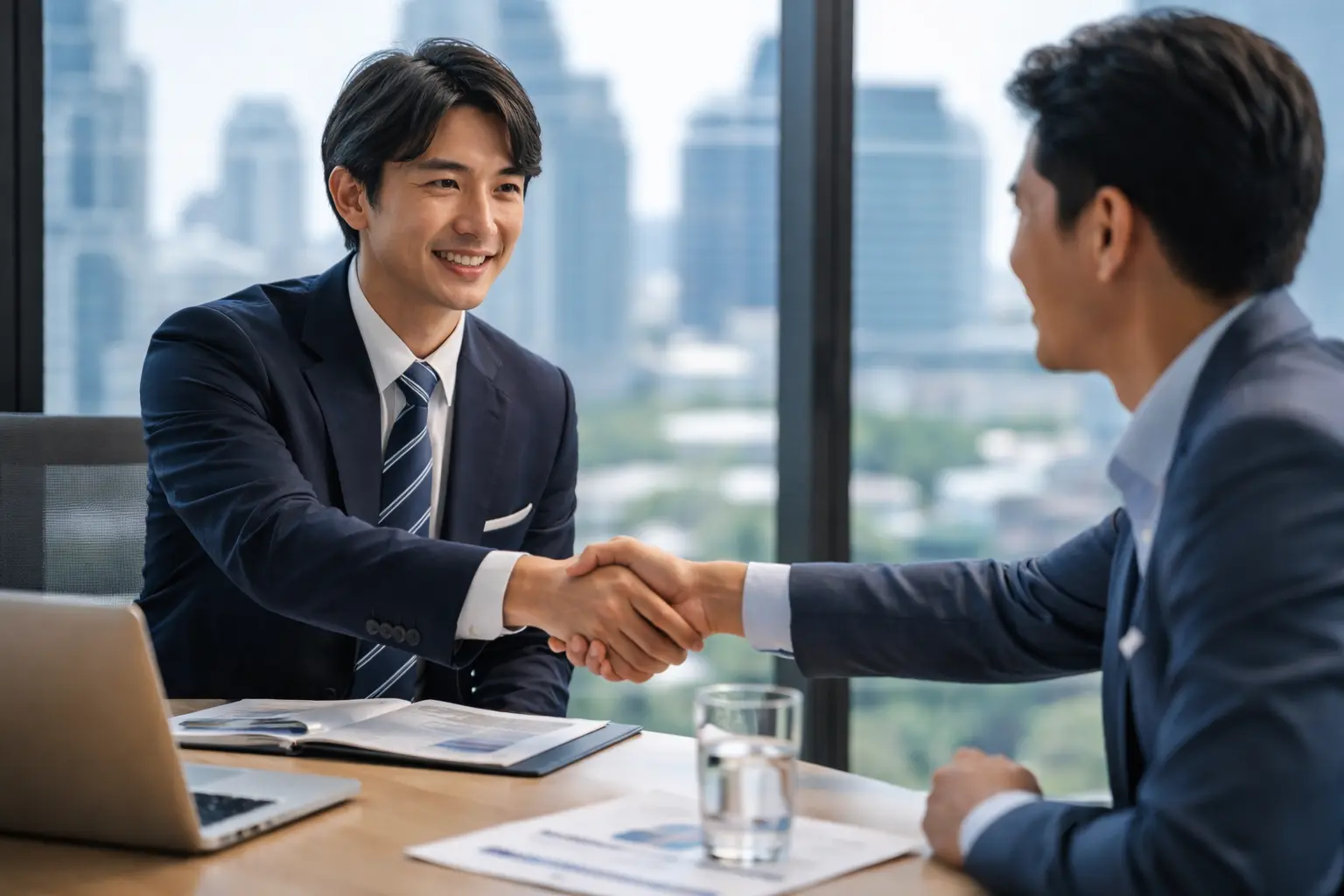 バンコクで営業職として働くビジネスパーソン