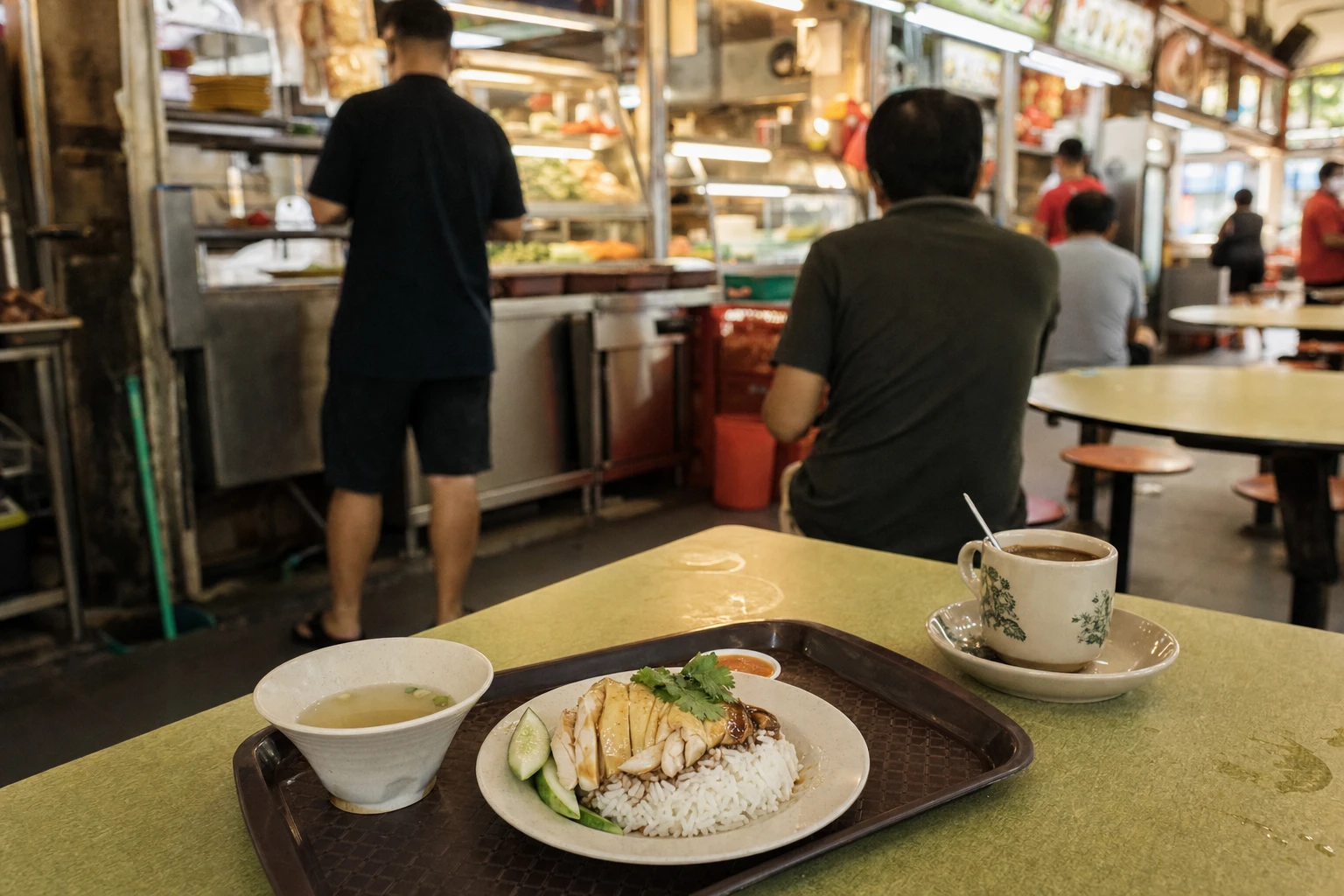 ホーカーセンターでの食事 シンガポール生活費