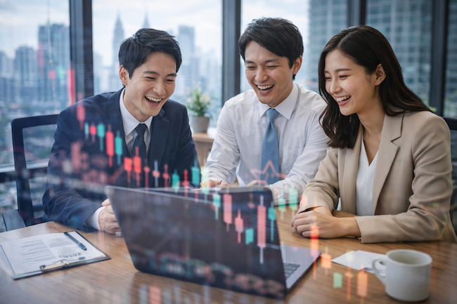 マレーシアのビジネス環境で働く同僚たち