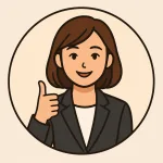 サムズアップで肯定するキャリアアドバイザー（女性）