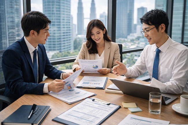 マレーシアでの人事ミーティング