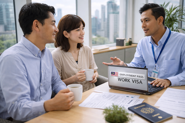 マレーシアの就労ビザイメージ