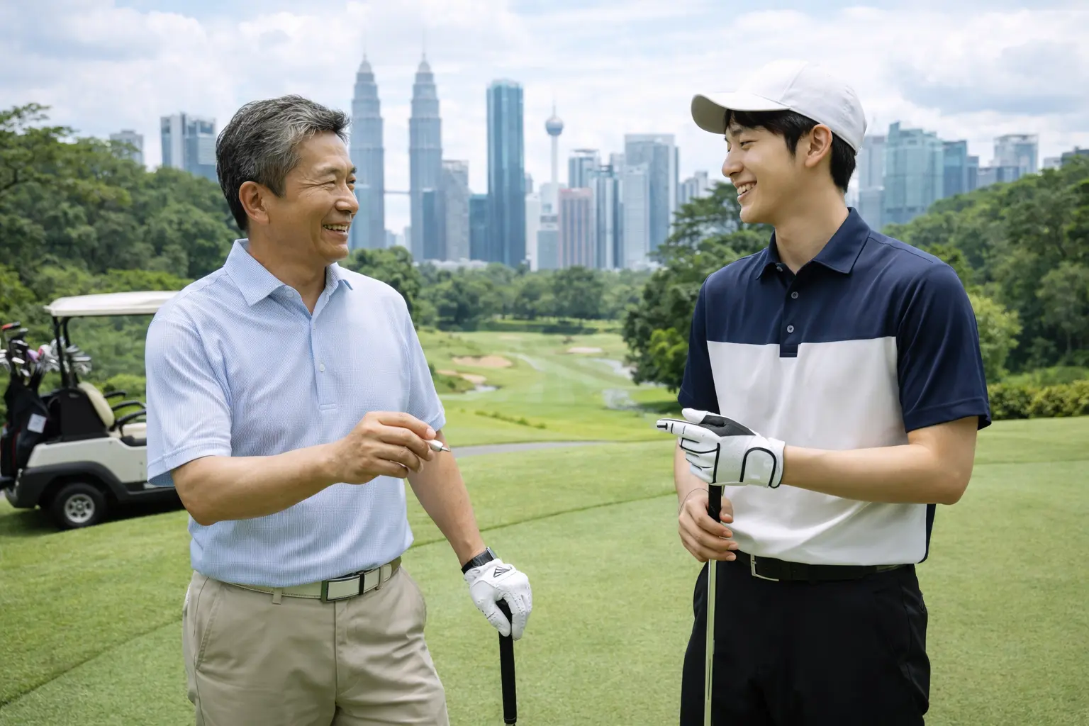 マレーシアでのビジネスゴルフイメージ