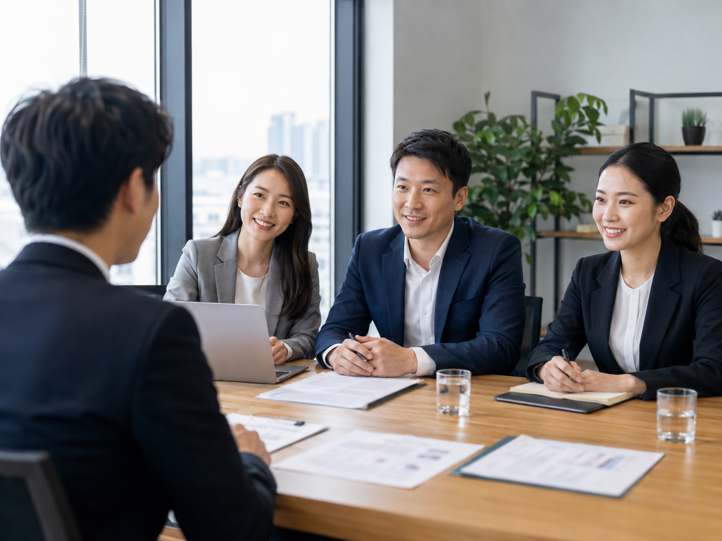 転職エージェントなどのリソースを活用する様子