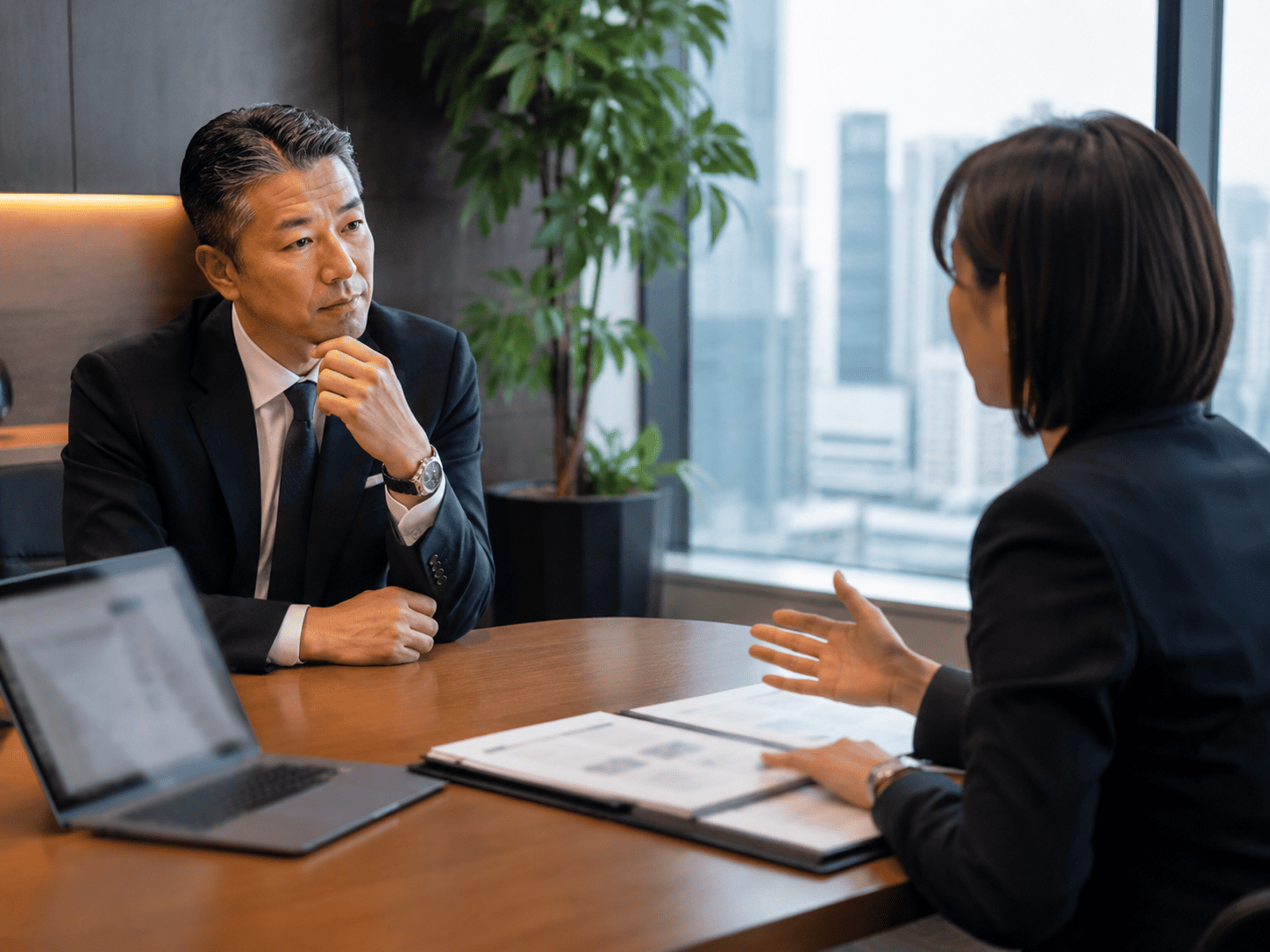 転職エージェントとの相談イメージ