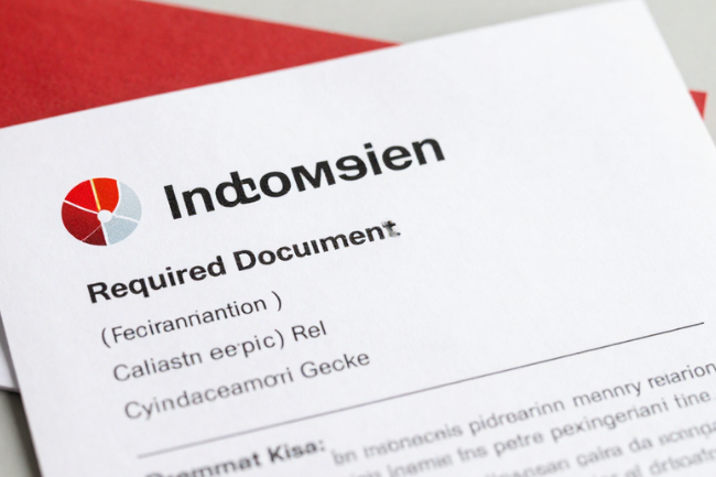 インドネシア就労ビザ申請の必要書類一覧のイメージ