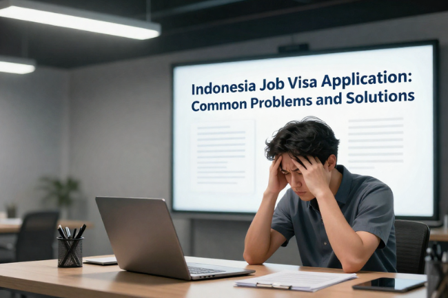 インドネシアのビザ申請でよくあるトラブルと対策のイメージ