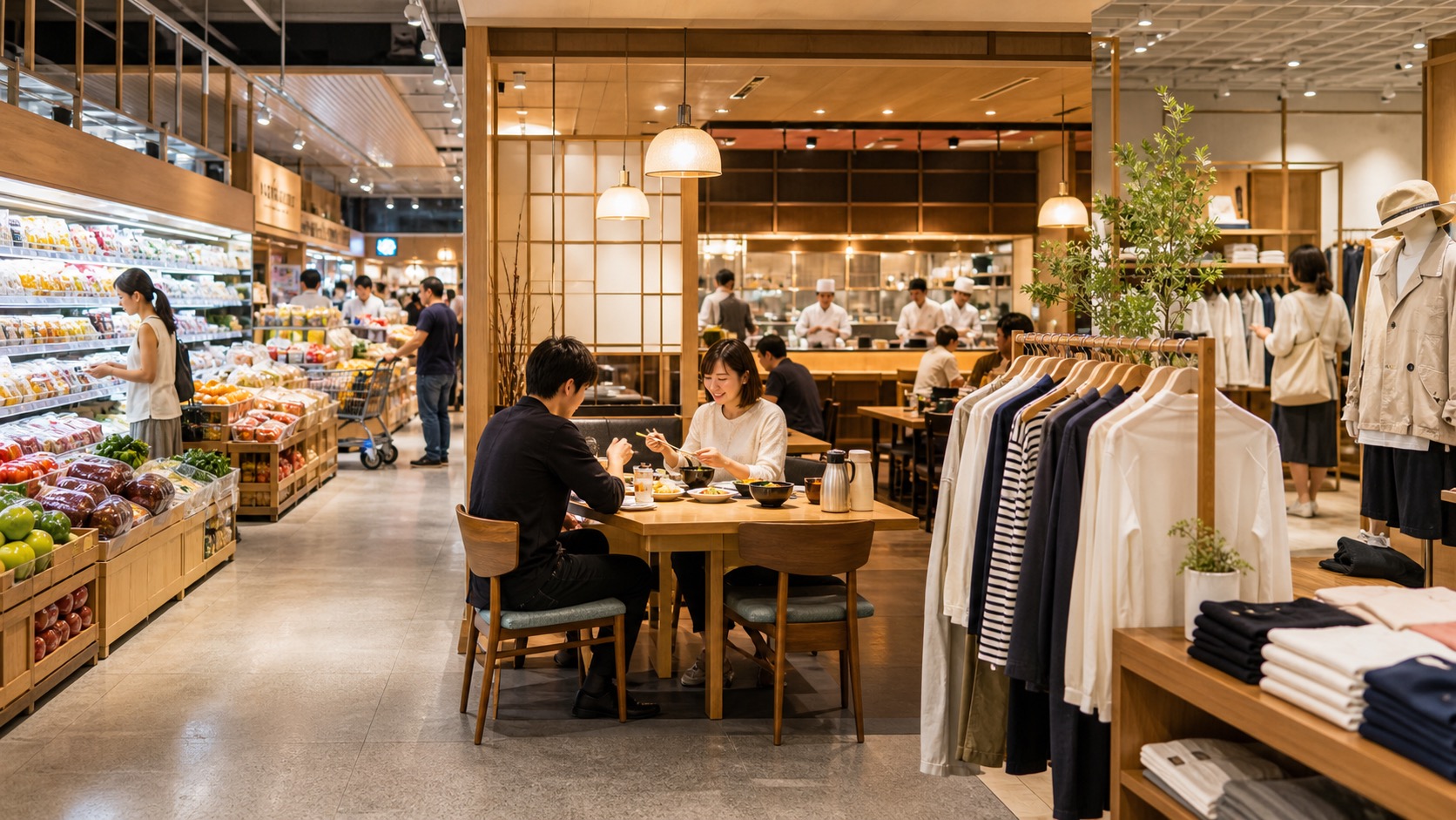 バンコクにある販売・飲食・サービス企業の種類
