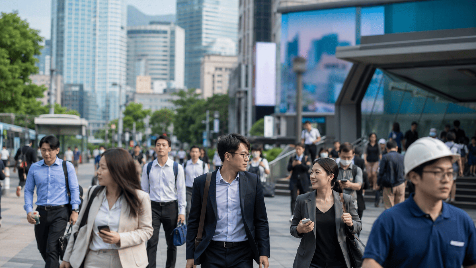 台湾の労働市場の現状イメージ