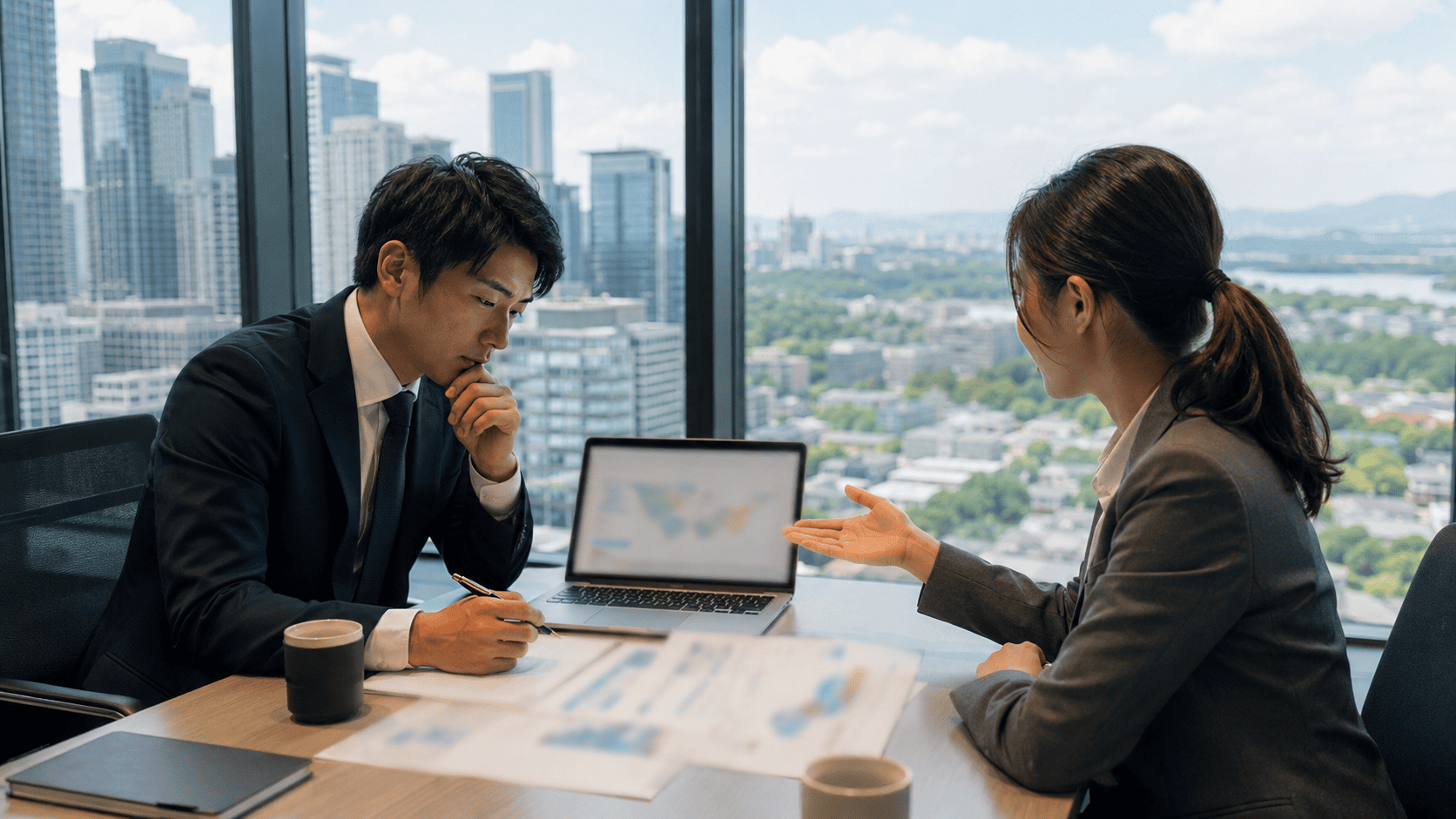 都市別の求人動向のイメージ
