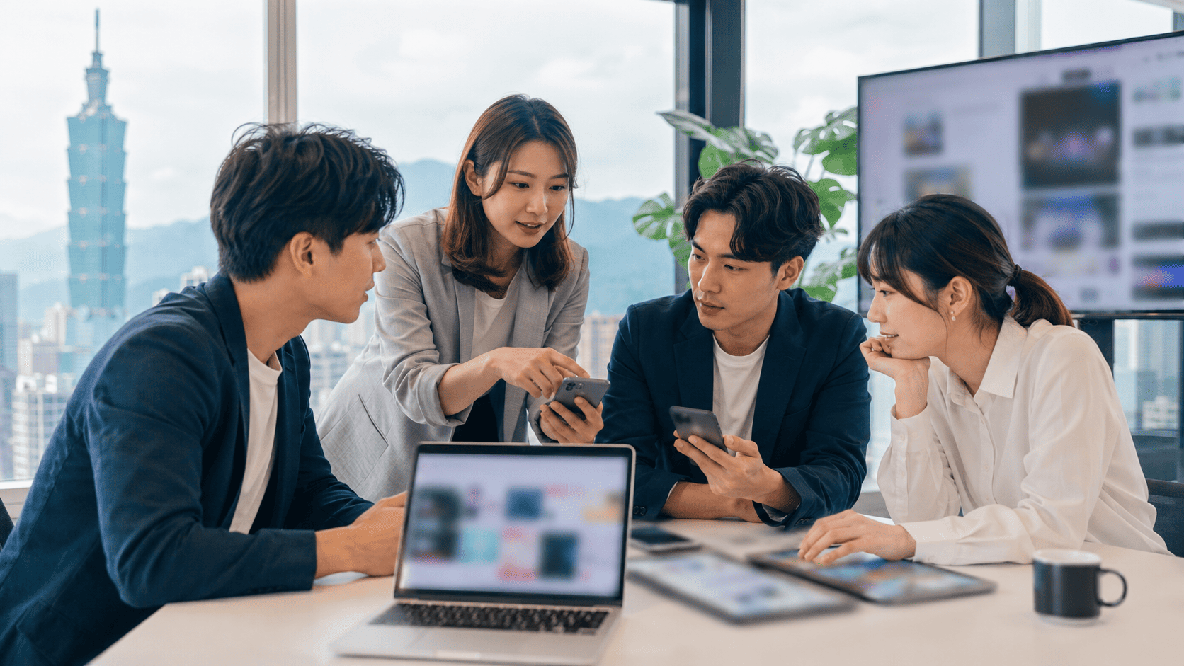 台湾のSNS利用イメージ
