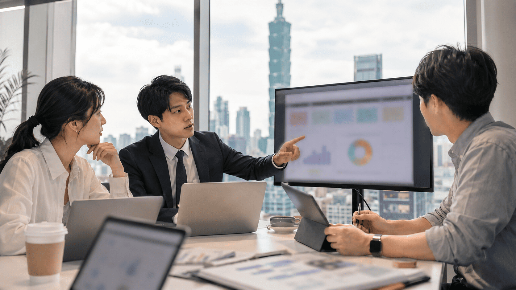 台湾のWebマーケティング業務イメージ