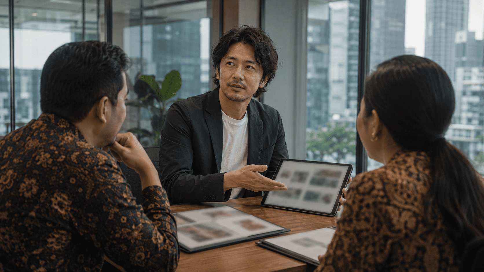 面接対策と文化理解のイメージ
