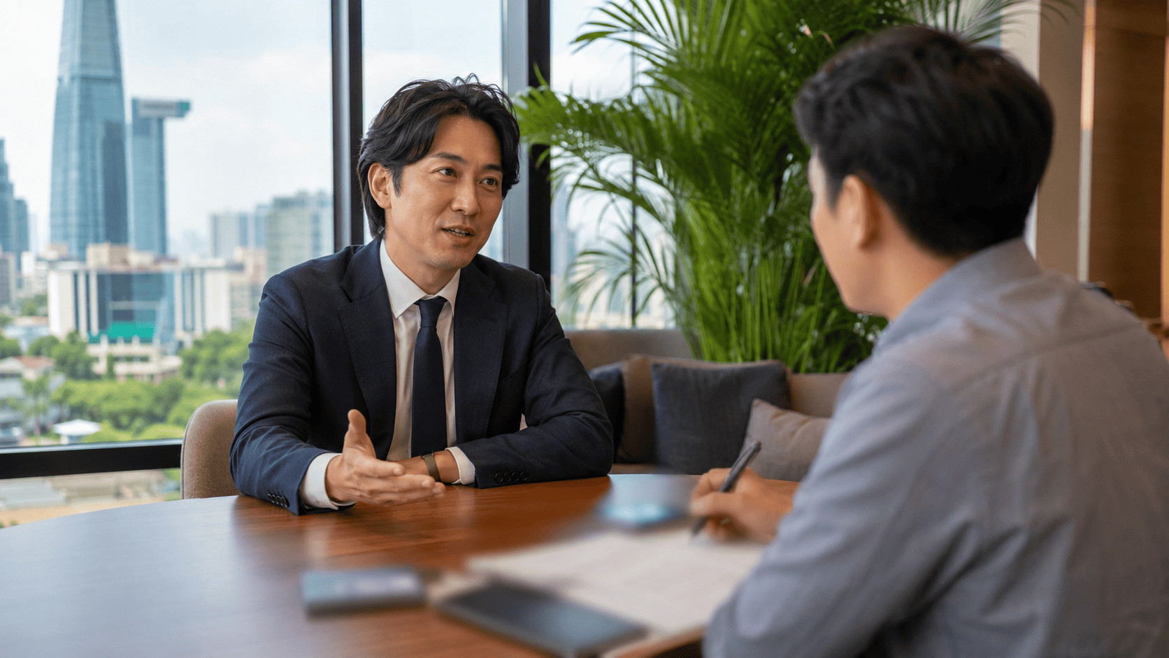 中小企業法務から現地企業法務へ転職した事例のイメージ