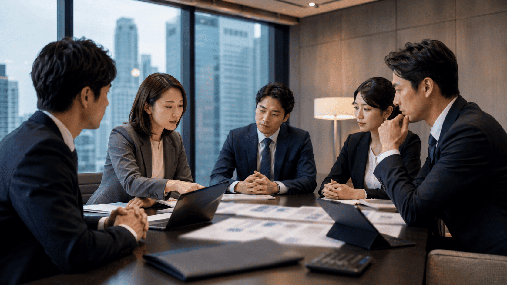 シンガポールにおける職業別の給与水準を示すオフィスワークの様子