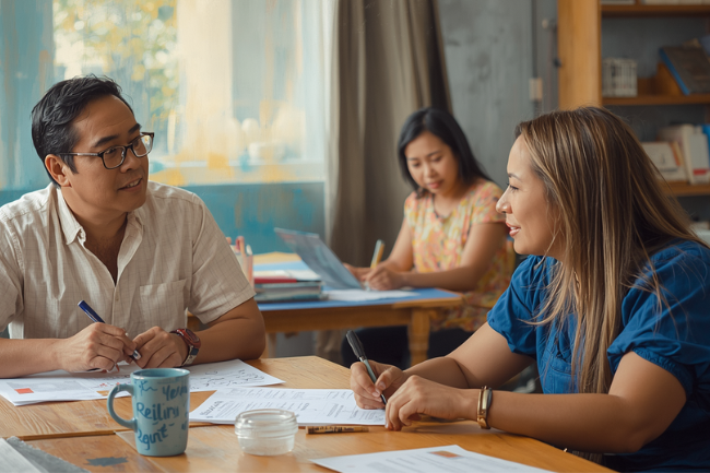 フィリピン面接の英語フレーズ練習