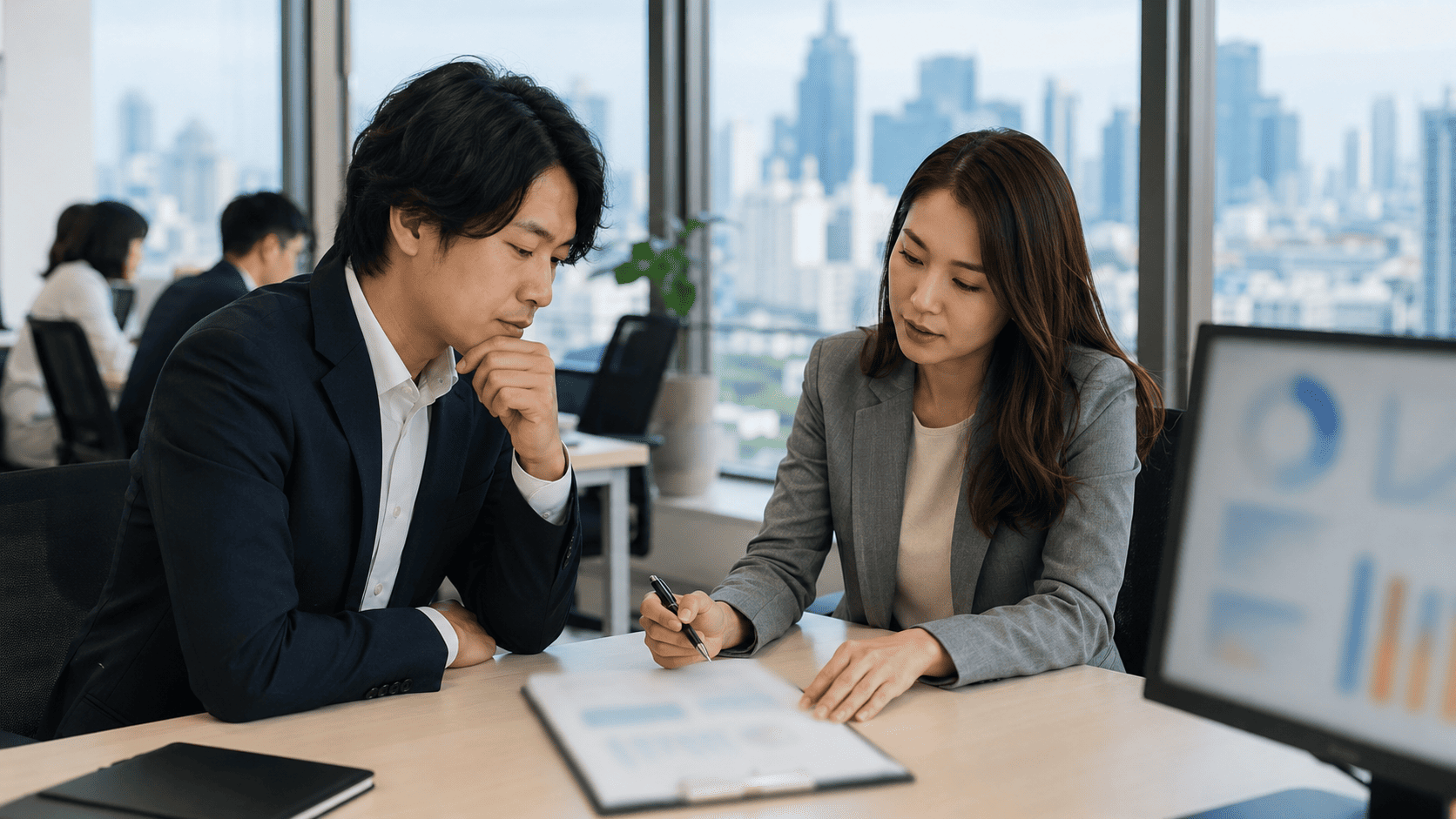 バンコクの経済・雇用市場のイメージ