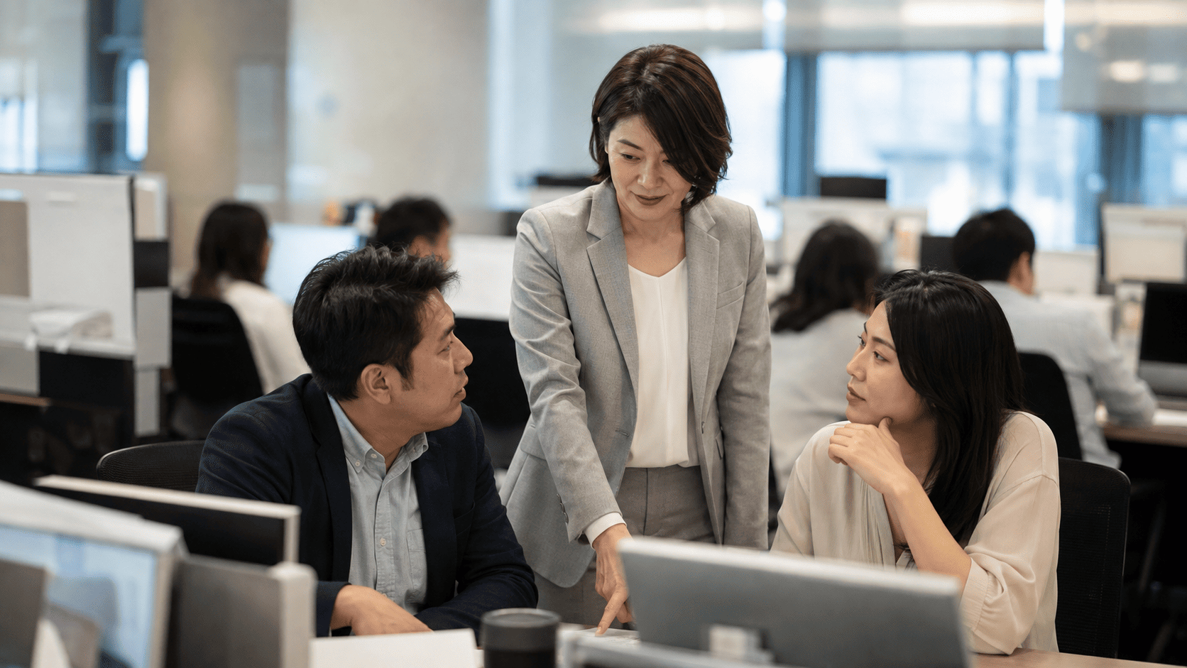 日系企業の台湾拠点でのミーティング風景