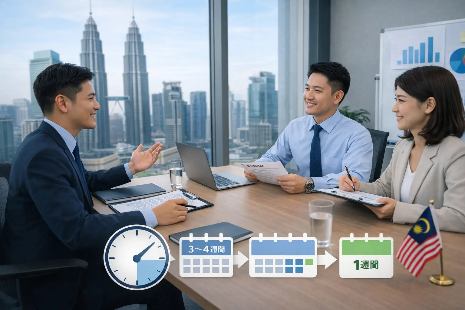 マレーシア転職面接対策と応募書類