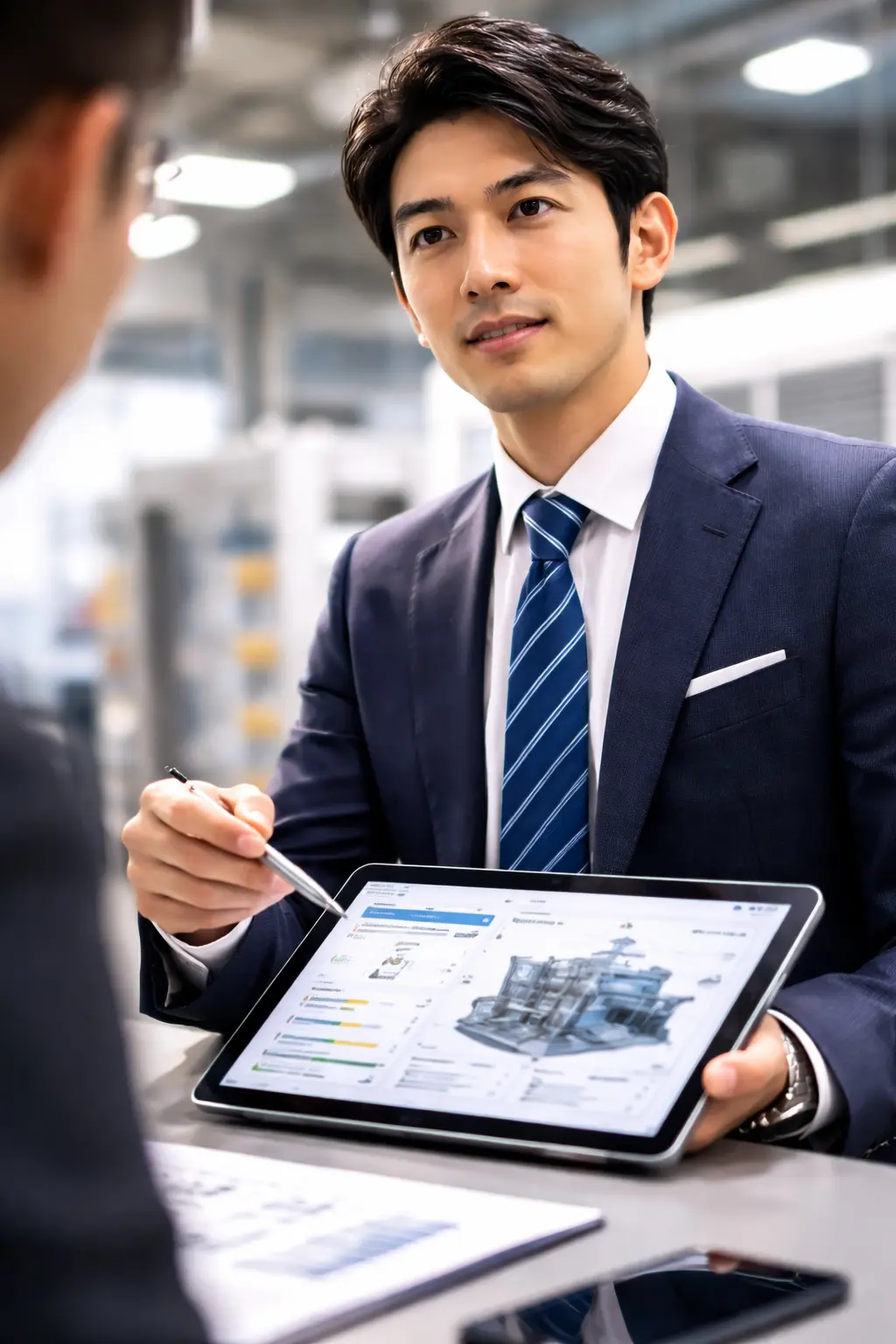 タイ日系企業のオフィスミーティングと営業プレゼンの様子