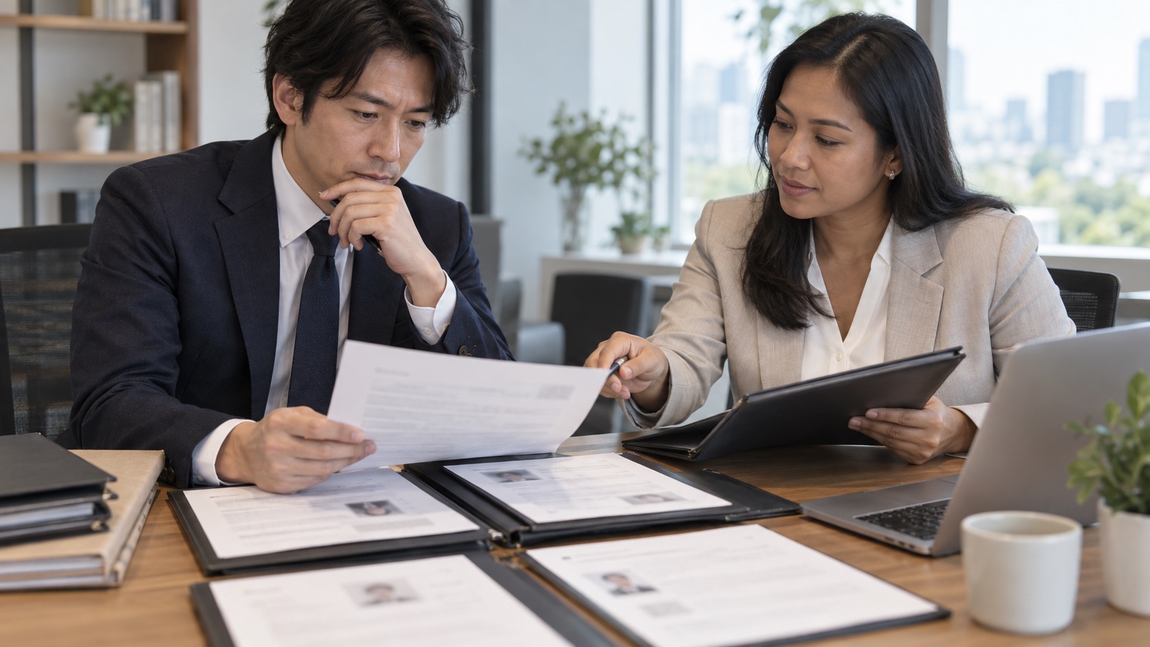 職歴から応募先を絞る｜必須経験を照合する比較表のイメージ