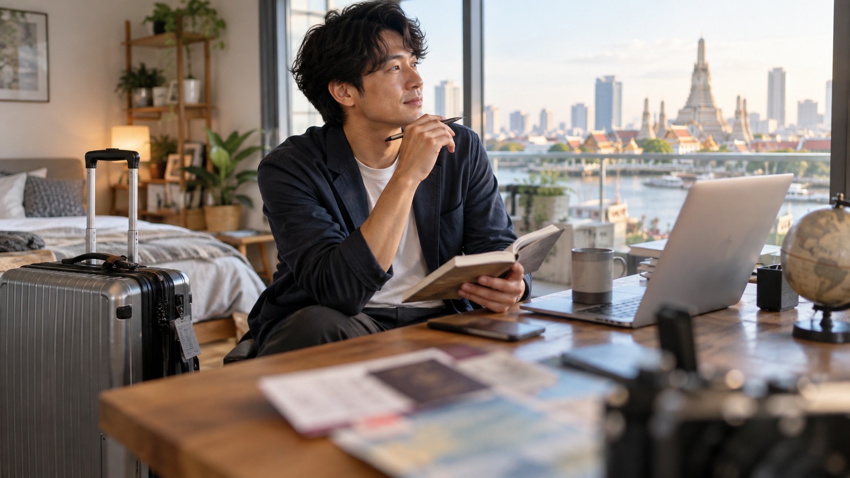 最終面接の旅費と入社時の渡航費を分けるのイメージ