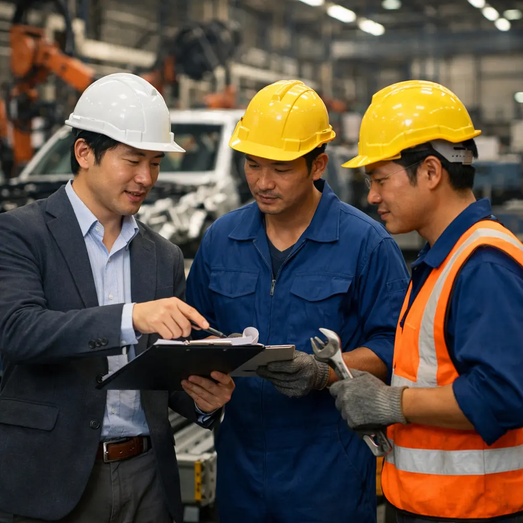 アジアの商社で働く日本人営業マンのイメージ