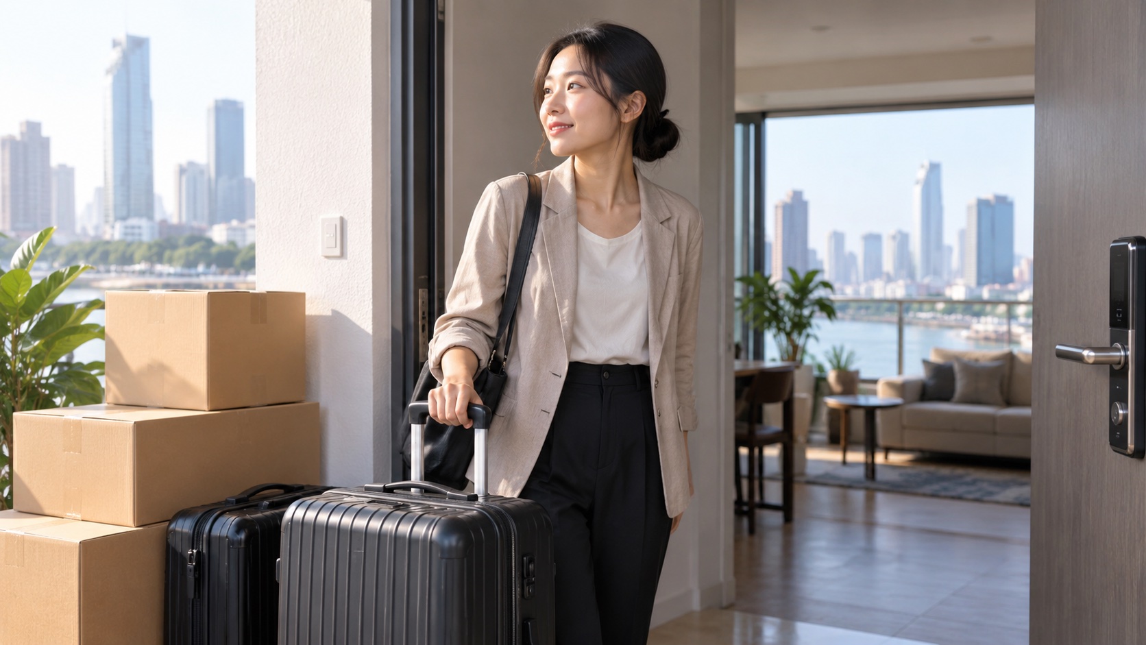 初回渡航費・荷物補助・一時帰国費は別の費用のイメージ