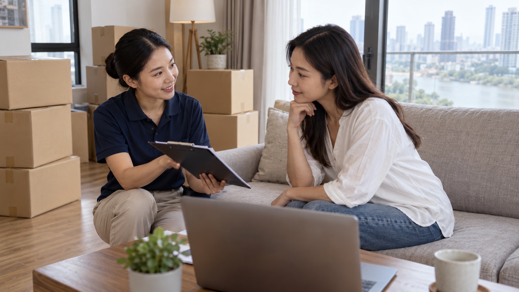 引越しの反響営業は、問い合わせから現場立ち会いまでのイメージ