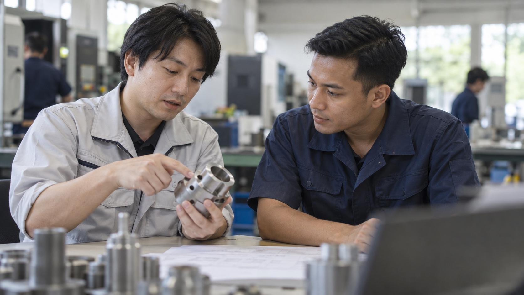 語学不問の技術職で確認したい専門経験と伝達体制のイメージ