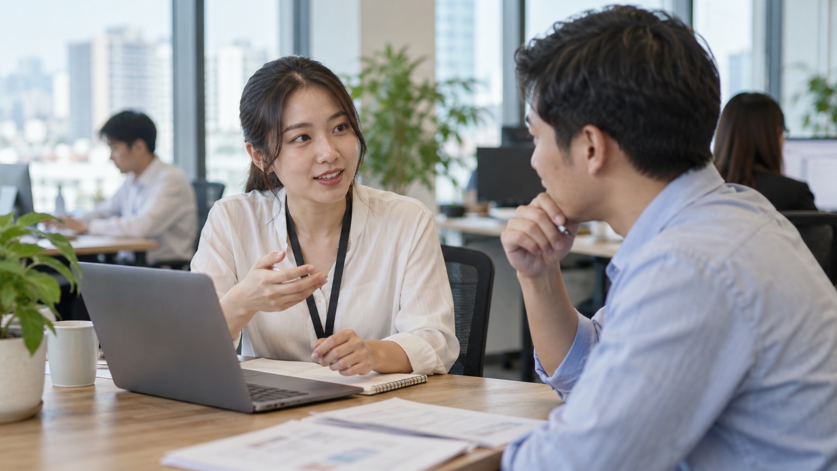 日常会話という同じ表現でも、使う場面が違うのイメージ