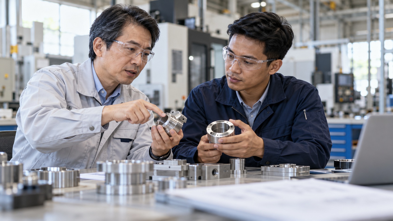 製造業エンジニア8件を、加工と現場指導の内容で分けるのイメージ