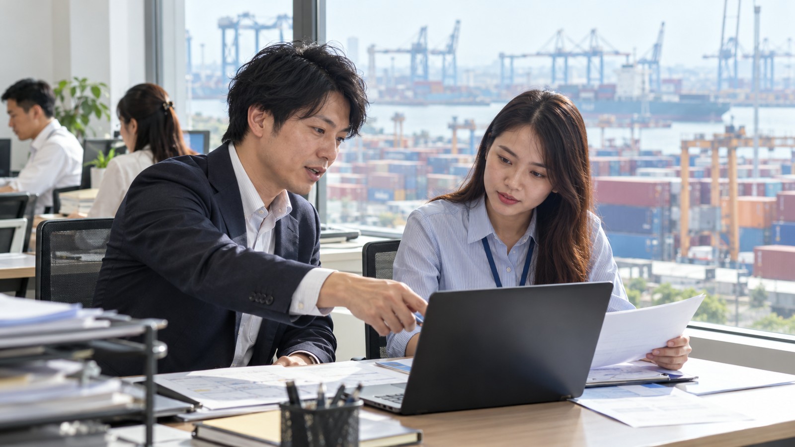 物流営業2件は、求める業界経験が異なるのイメージ