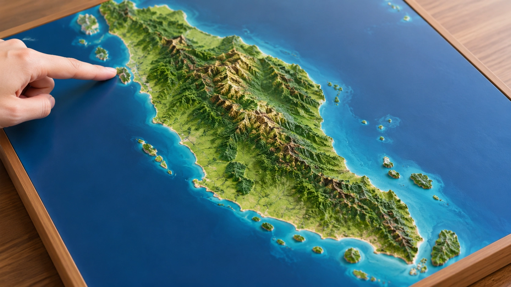 ペナンとクアラルンプールの位置を示すマレーシアの地図