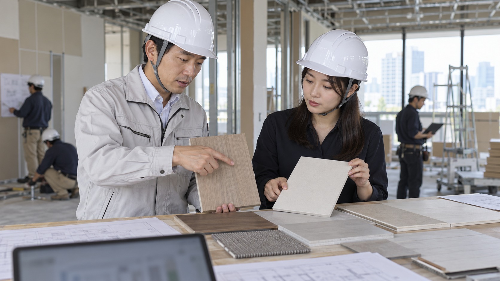内装の設計施工と営業兼PMは、応募の入口が違うのイメージ