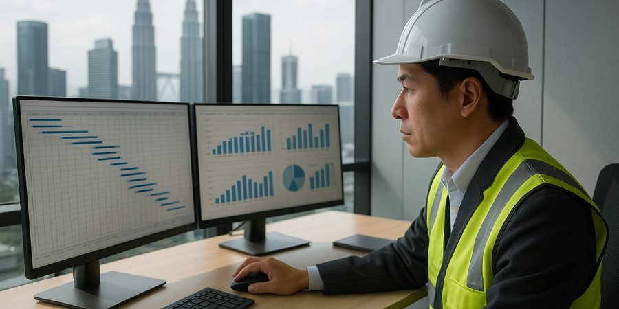 アジア各国の建設現場と給与比較イメージ