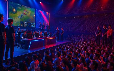 台湾・シンガポールのeスポーツイベント会場