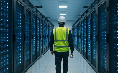 東南アジアの大規模データセンター内部