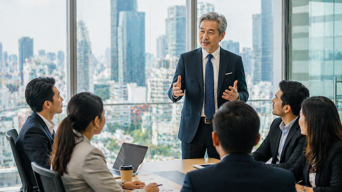 海外求人でシニア人材が活躍する様子