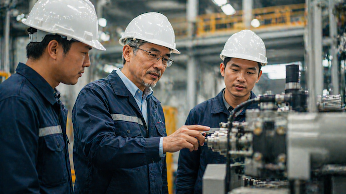 海外駐在を視野にキャリアを検討するシニア男性